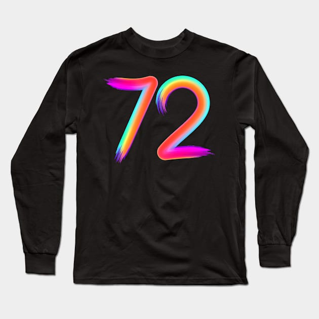 brushed 72 Long Sleeve T-Shirt by MplusC